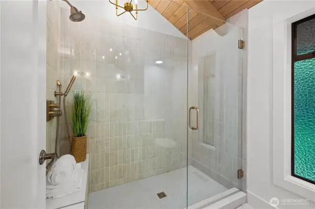 Primary Bathroom Step-In Shower