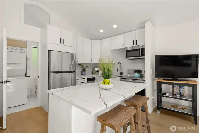 DADU Laundry Room Off Of The Kitchen