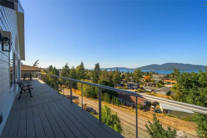 Enjoy BBq'ing from your expansive deck.
