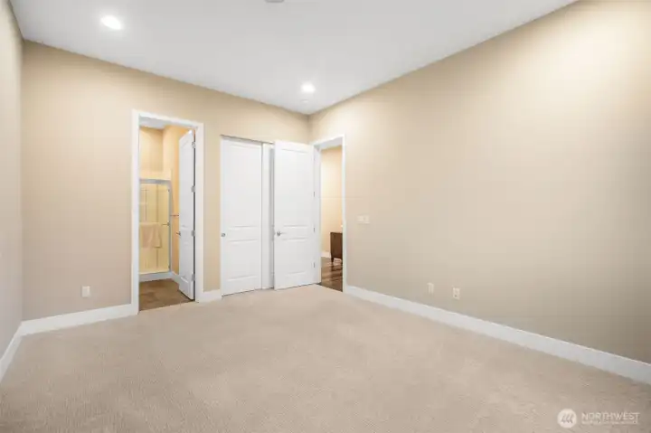 Downstairs guest suite