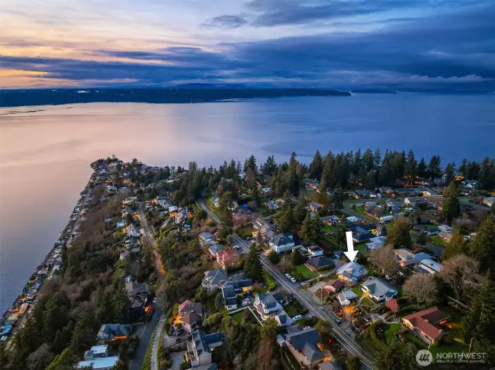 Welcome to Three Tree Point with this contemporary Mid-Century home fully restored for today's lifestyle.