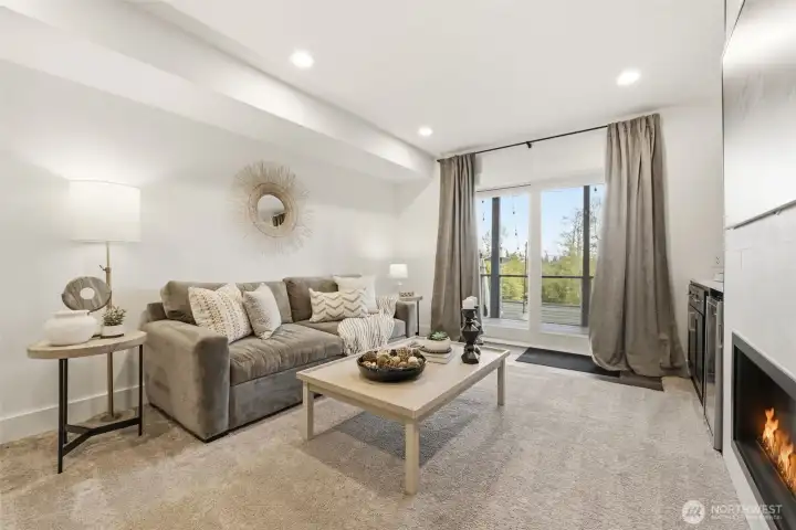 Family Room w/Separate Entrance