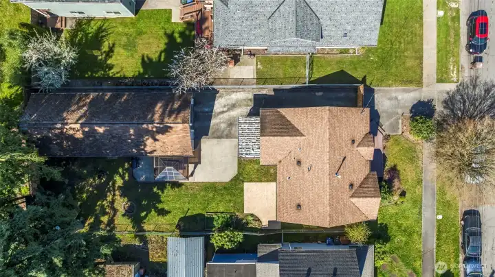 A view from above really highlights all this home has to offer.