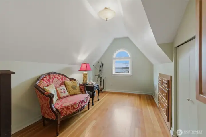 The most beautiful bedroom with custom built-in's and spectacular views.