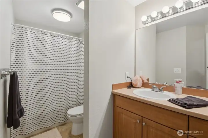 Nice size bathroom