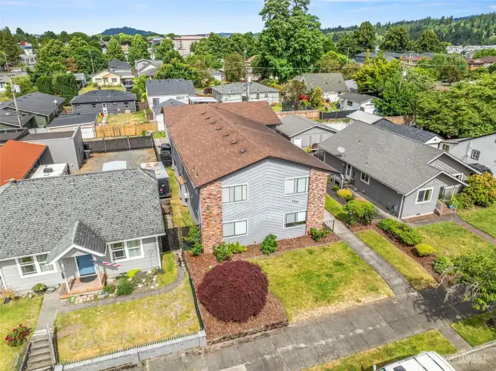 Arial of property