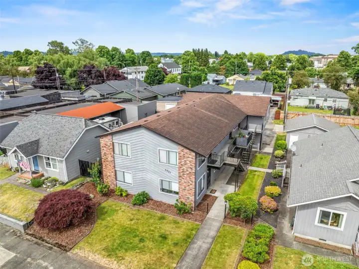 Arial of property