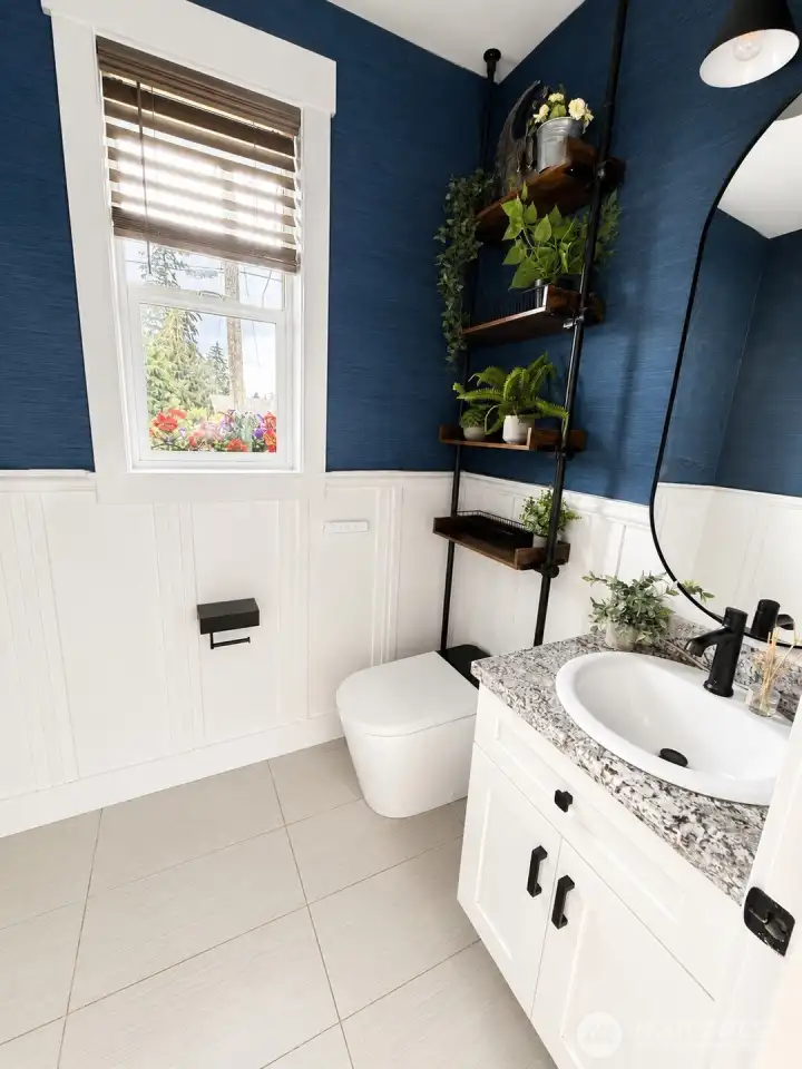 downstairs half bath