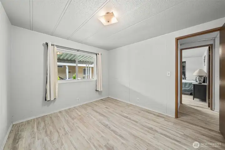 Secondary bedroom across from the primary. Secondary bedroom across from the primary.