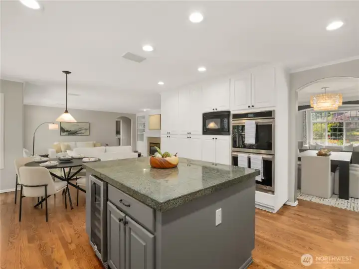 This beautifully connected kitchen is designed for the way you live. This beautifully connected kitchen is designed for the way you live.