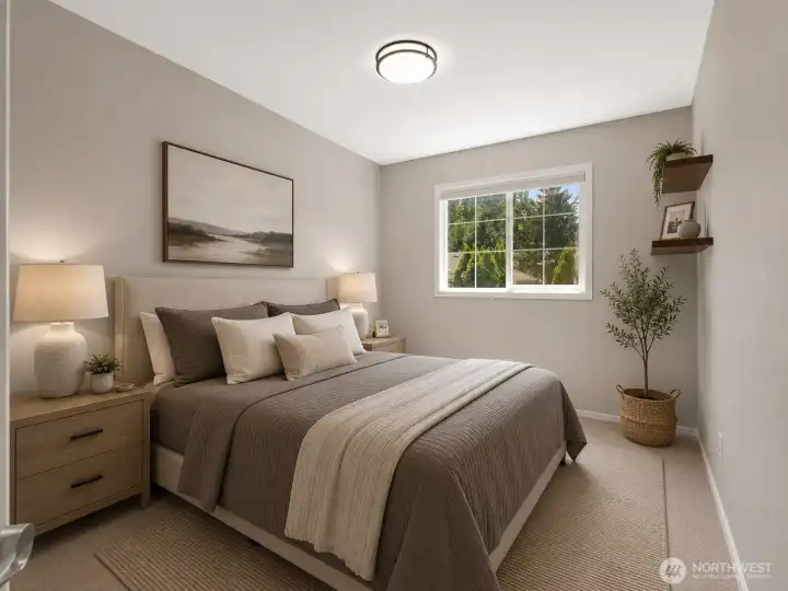 Another of 5 bedrooms upstairs. Staging ise AI-generated for illustrative purposes only. Another of 5 bedrooms upstairs. Staging ise AI-generated for illustrative purposes only.