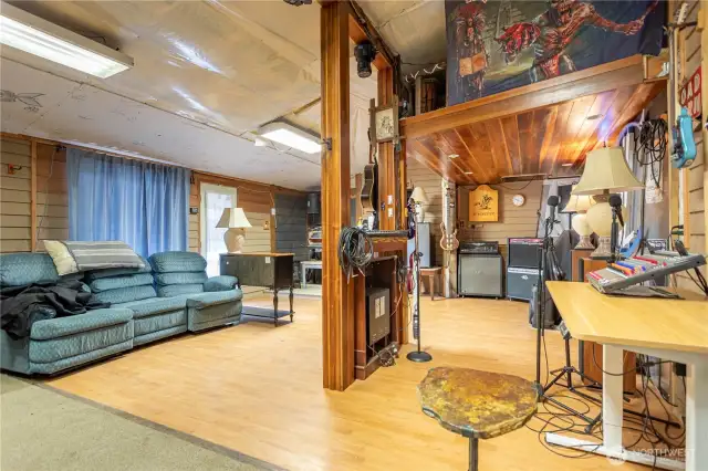 Flex Space/Theater Music room