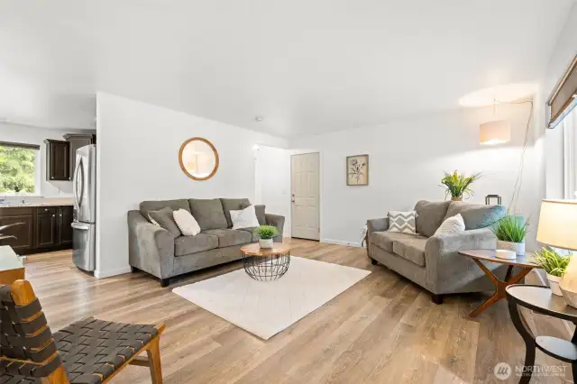 Living room as you enter the house