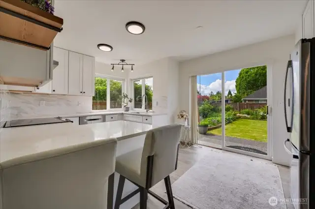 Beautiful quartz counters