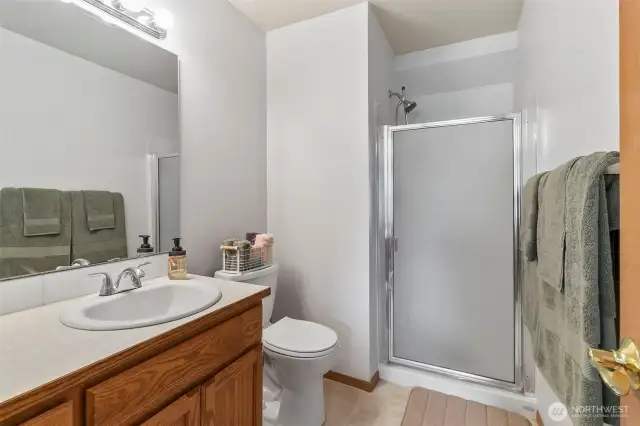 Main Floor 3/4 Bath Adjacent to the Main Floor Bdrm!