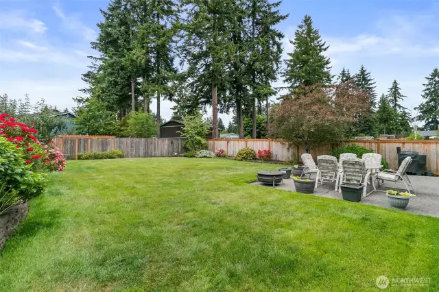 Fully Fenced Level Yard!