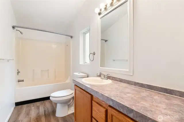 Primary bathroom.
