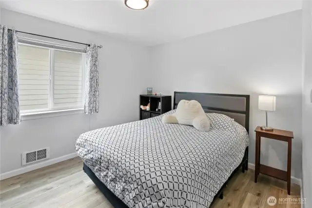First floor bedroom with a full bath just across the hall.