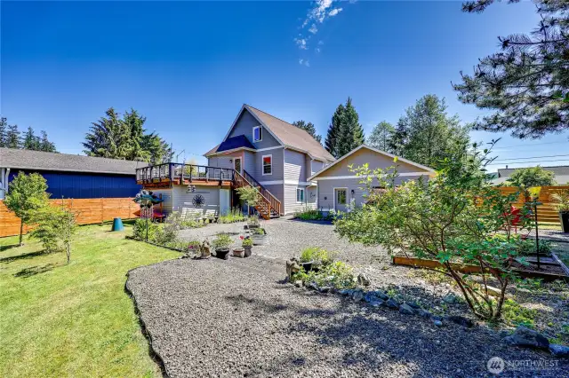Another view of the back yard.