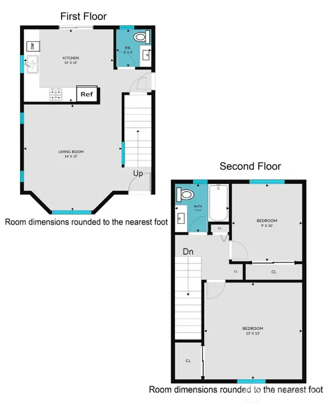 Floor Plan - Left Unit