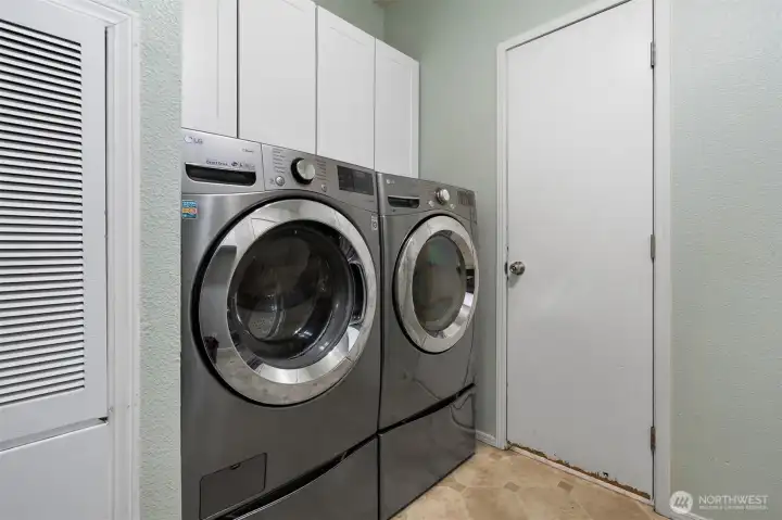 Laundry room (washer & dryer stay) also where the back door is located.