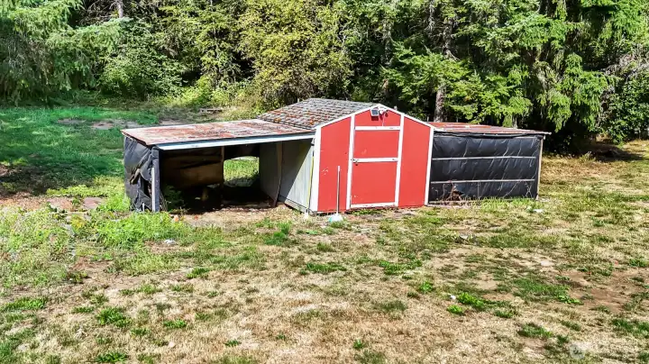 Large outbuilding.