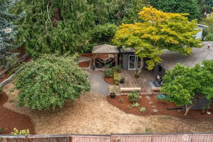 Gorgeous corner lot.