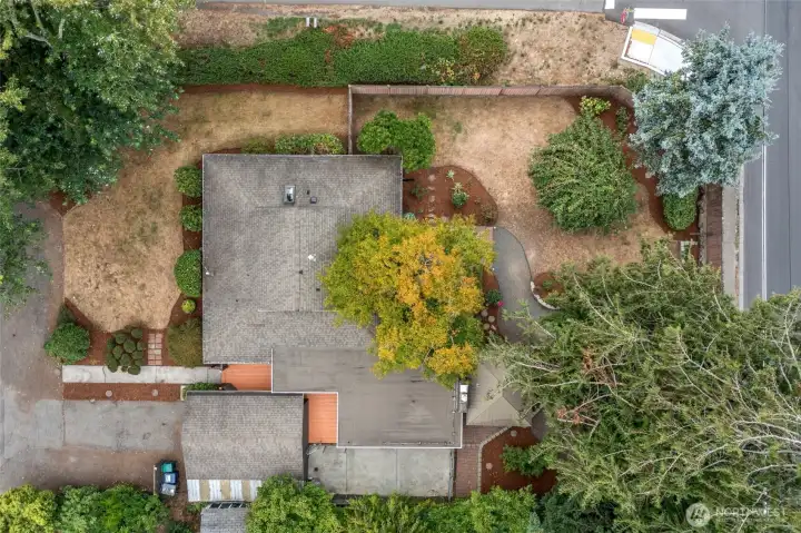 Corner lot, 10,625 square feet.