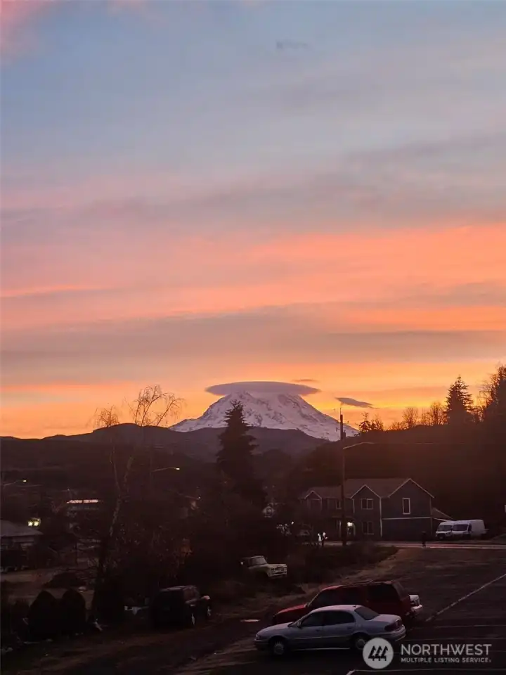 View from the back of the home