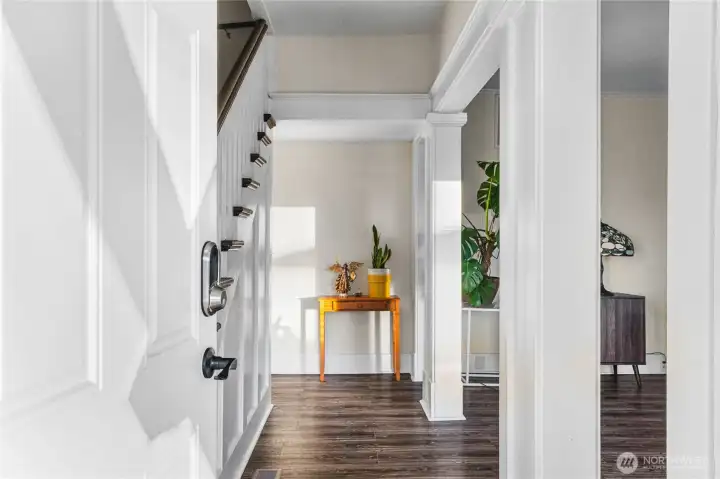 Enter and see the beautifully updated Laminate flooring!