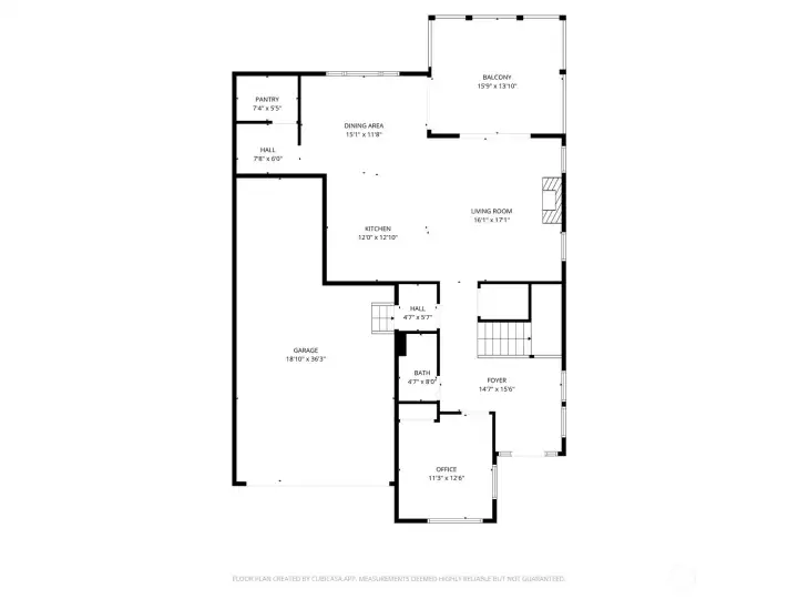 Main floor home layout