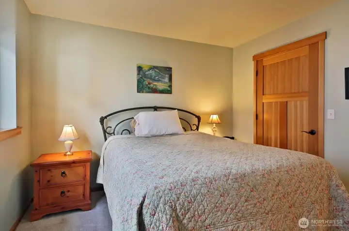 Bedroom #2 on the lower level.