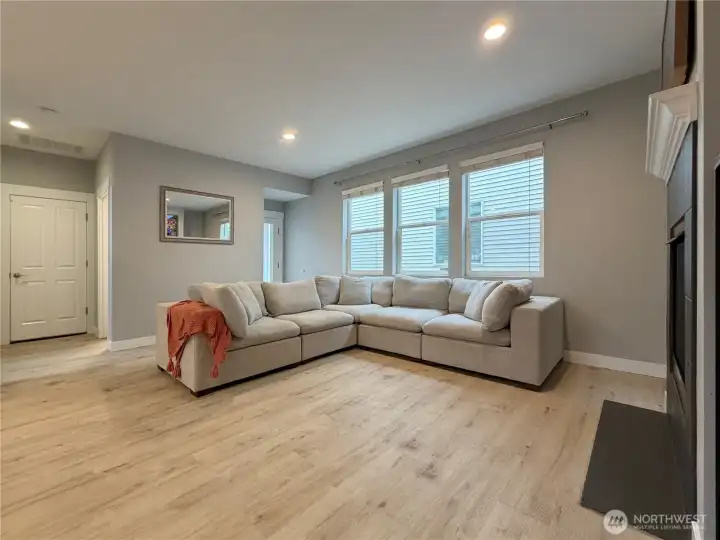 Open concept living space