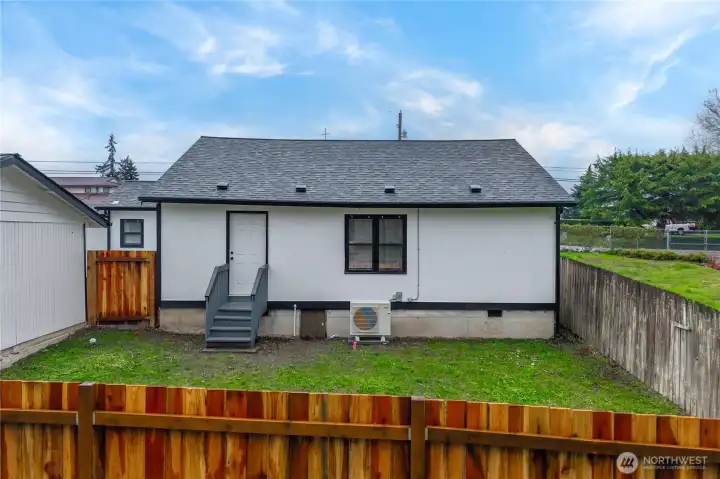 Perfect fully fenced section of yard for your furry friends!