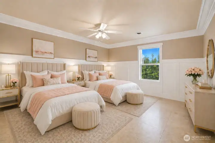 VIRTUALLY STAGED: Mainfloor Bedroom #3