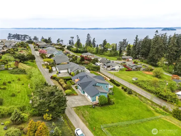 Spacious double half acre lot