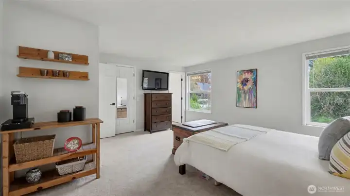 How many primary suites have room for a coffee bar? Your mornings won't be the same.