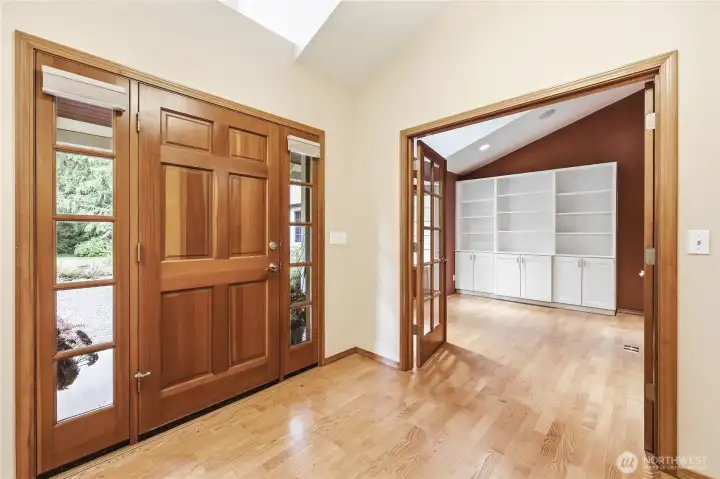 The foyer upon entering