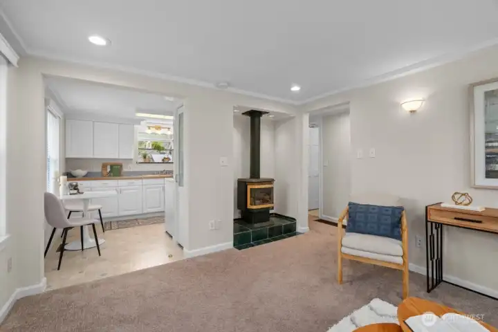 gas fireplace