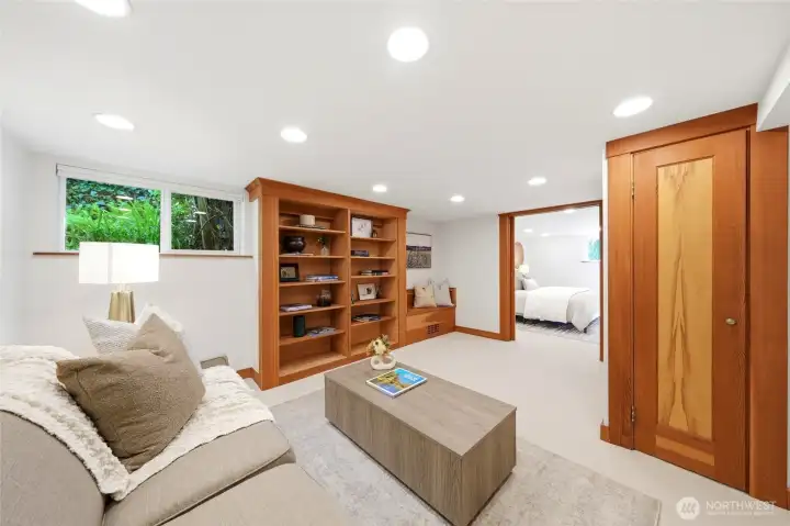 Bonus room in the basement could be a library, office, 2nd living room, or even a 5th bedroom if needed