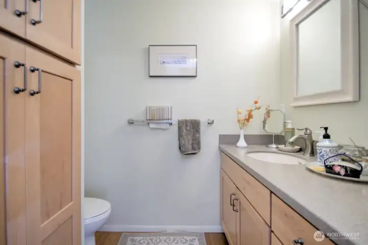 half bath downstairs