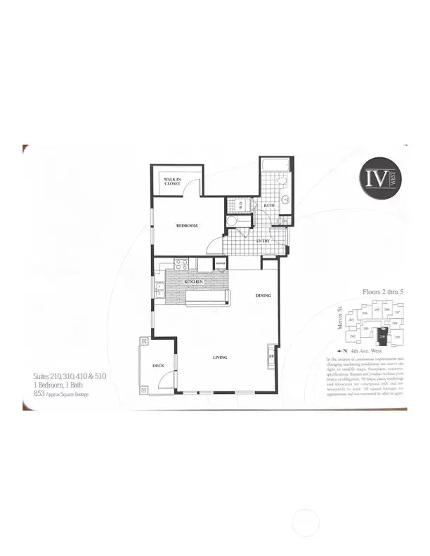 IV West 510 Original Marketing Floorplan