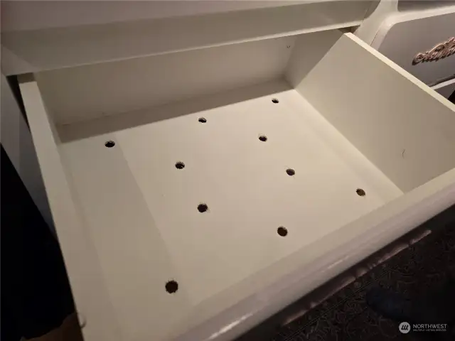 Master Closet climate control drawers