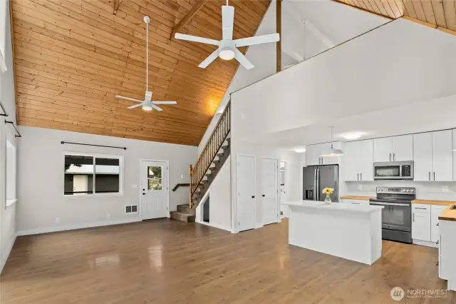 Optimal usage of space in this cabin.