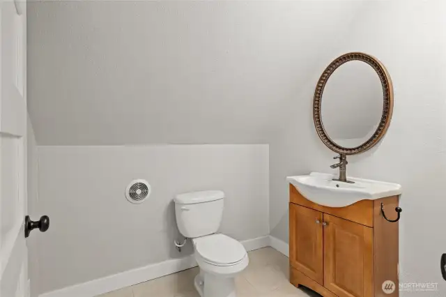 Loft powder room
