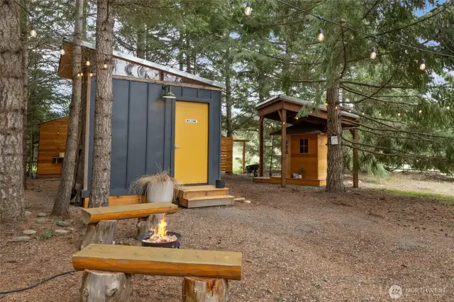 spa/sauna/hot tub located on lot 3.