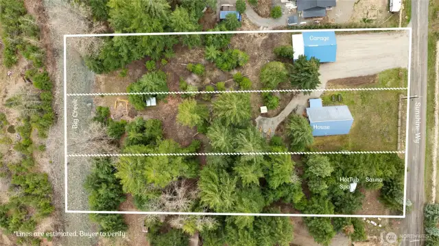 includes 3 tax parcels. Enjoy the property and cabin while you build your dream home on another parcel.