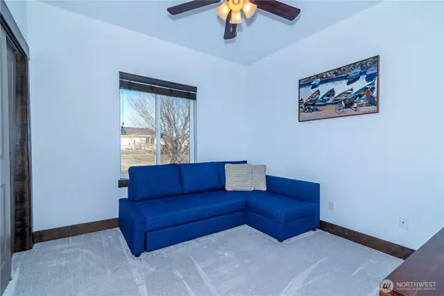 Bedroom facing north