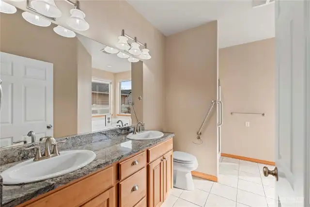 5 piece bath.
