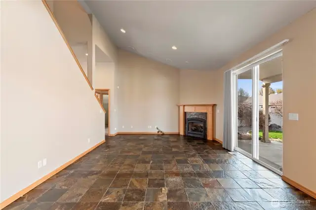 View from kitchen
